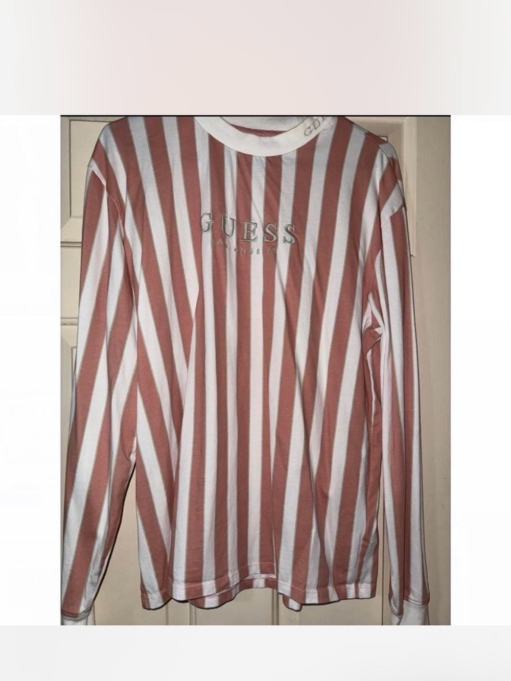 Vintage GUESS Long Sleeve Pinstripe Shirt